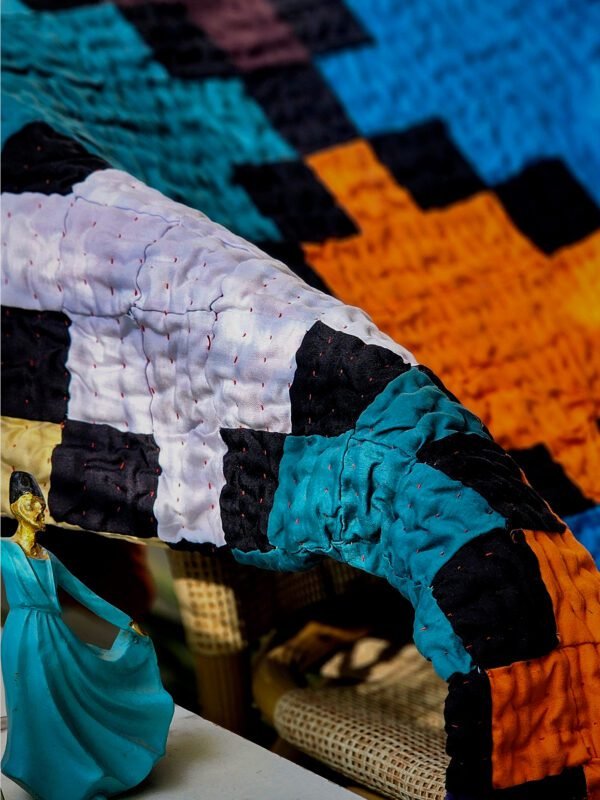 Prism Mosaic Ralli Quilt – A Tapestry of Light & Cultural Alchemy - Image 2